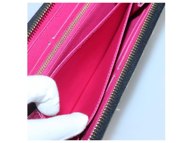 PORTAFOGLIO LUNGO ZIPPY MONOGRAM MULTICOLOR LOUIS VUITTON NERO M60243 LV Auth BA4571 - vista 20