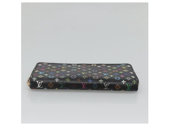 PORTAFOGLIO LUNGO ZIPPY MONOGRAM MULTICOLOR LOUIS VUITTON NERO M60243 LV Auth BA4571 - vista 6