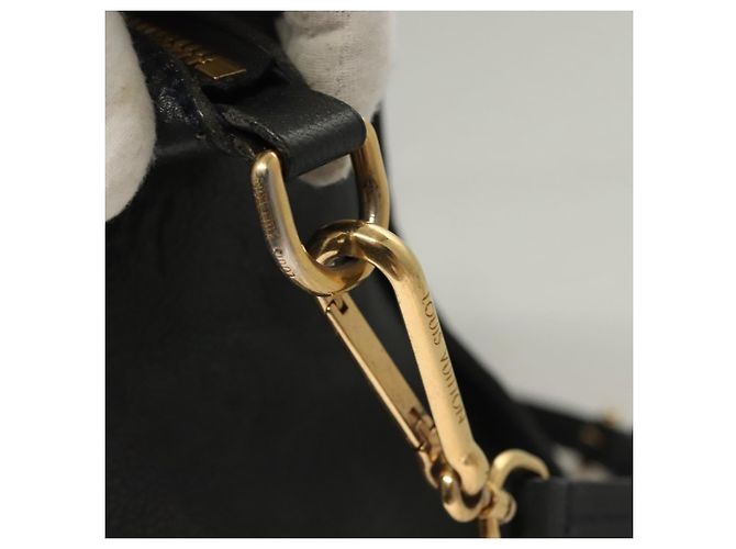 LOUIS VUITTON Borsa Tote Monogram Empreinte Lumineuse PM Nera M93410 Auth ki5855 Nero - vista 10
