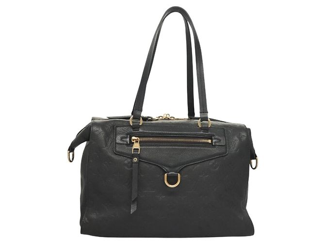 LOUIS VUITTON Borsa Tote Monogram Empreinte Lumineuse PM Nera M93410 Auth ki5855 Nero - vista 13