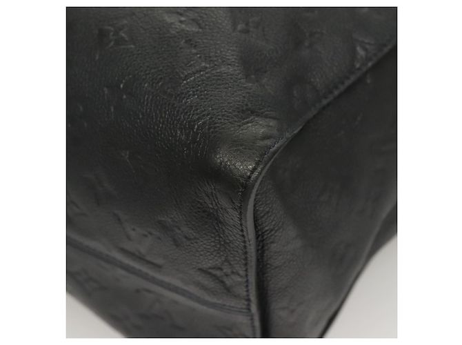 LOUIS VUITTON Borsa Tote Monogram Empreinte Lumineuse PM Nera M93410 Auth ki5855 Nero - vista 16