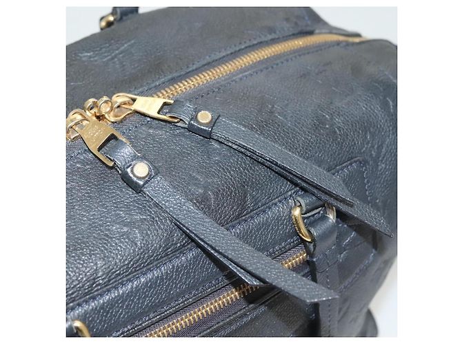 LOUIS VUITTON Borsa Tote Monogram Empreinte Lumineuse PM Nera M93410 Auth ki5855 Nero - vista 19