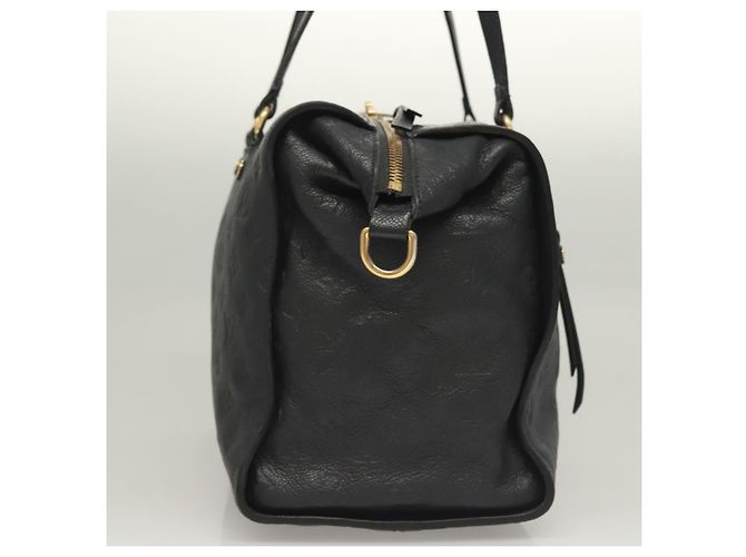 LOUIS VUITTON Borsa Tote Monogram Empreinte Lumineuse PM Nera M93410 Auth ki5855 Nero - vista 4