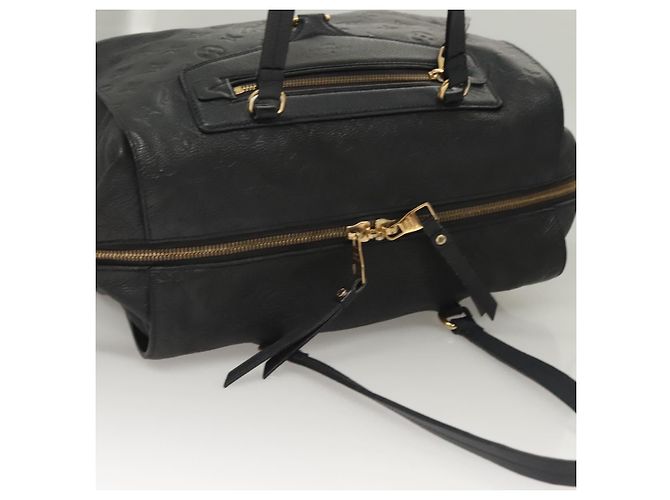 LOUIS VUITTON Borsa Tote Monogram Empreinte Lumineuse PM Nera M93410 Auth ki5855 Nero - vista 6