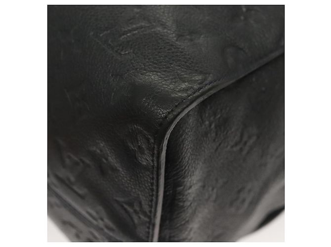 LOUIS VUITTON Borsa Tote Monogram Empreinte Lumineuse PM Nera M93410 Auth ki5855 Nero - vista 9