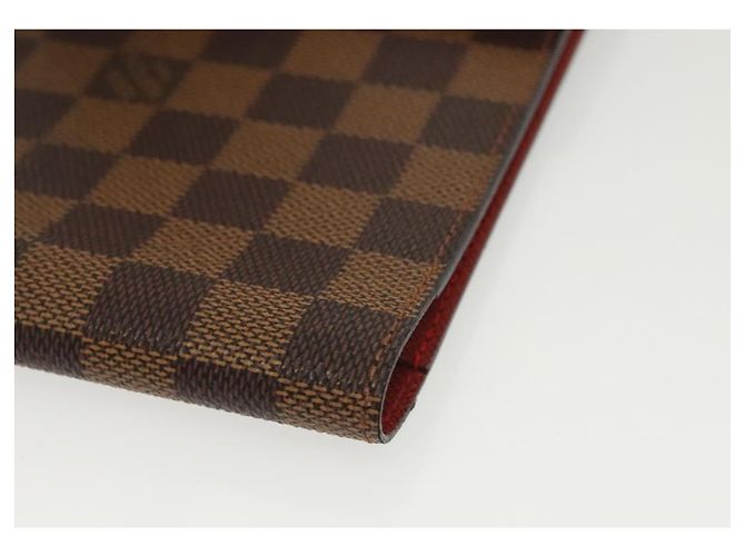 LOUIS VUITTON Custodia per CD Damier Ebene LV Auth 137117 - vista 14