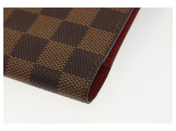 LOUIS VUITTON Custodia per CD Damier Ebene LV Auth 137117 - vista 16