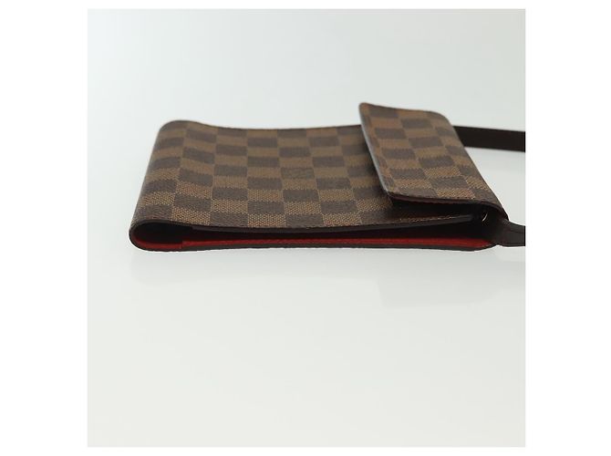 LOUIS VUITTON Custodia per CD Damier Ebene LV Auth 137117 - vista 3