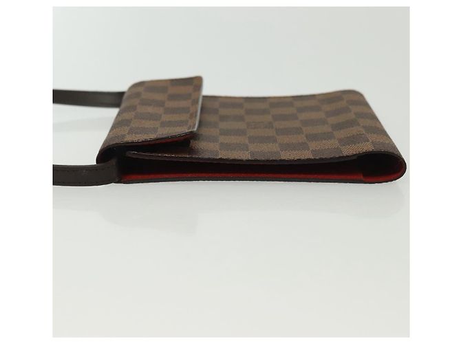 LOUIS VUITTON Custodia per CD Damier Ebene LV Auth 137117 - vista 4