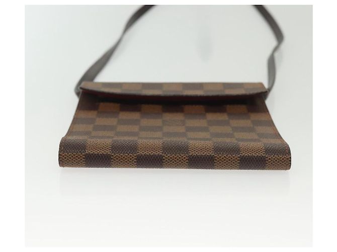 LOUIS VUITTON Custodia per CD Damier Ebene LV Auth 137117 - vista 5