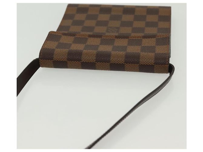 LOUIS VUITTON Custodia per CD Damier Ebene LV Auth 137117 - vista 6
