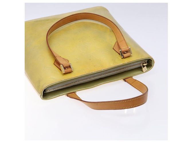LOUIS VUITTON Borsa a Mano Houston Monogram Vernis Grigio M91053 LV Auth BA4451 - vista 14