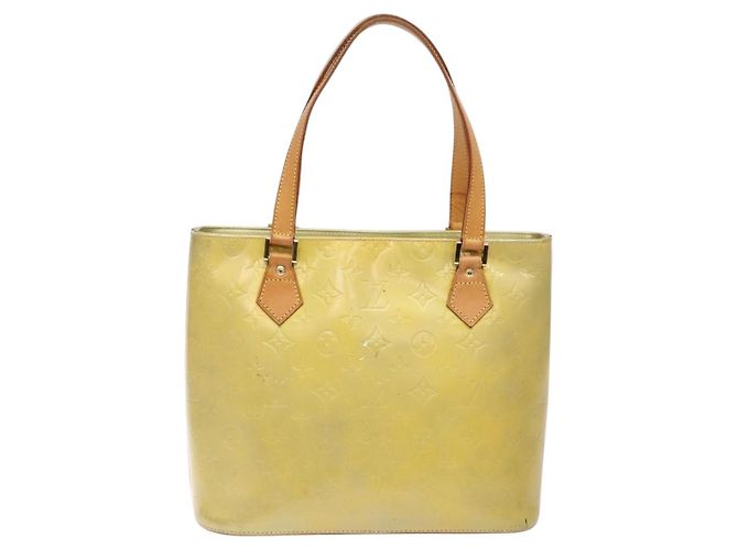 LOUIS VUITTON Borsa a Mano Houston Monogram Vernis Grigio M91053 LV Auth BA4451 - vista 2
