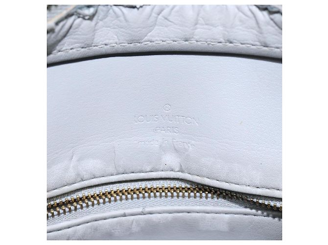 LOUIS VUITTON Borsa a Mano Houston Monogram Vernis Grigio M91053 LV Auth BA4451 - vista 22