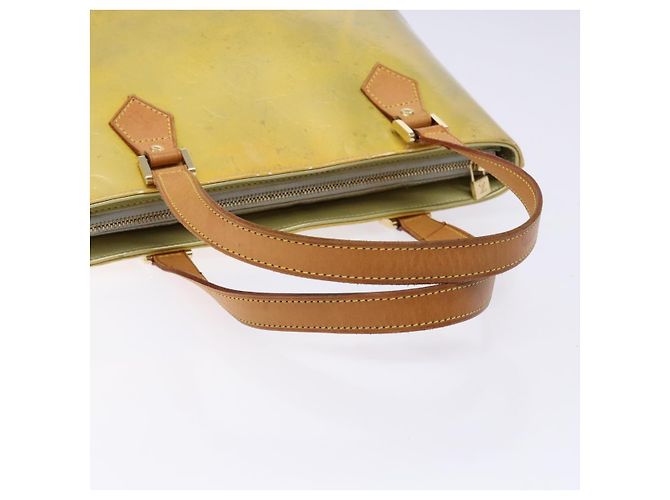 LOUIS VUITTON Borsa a Mano Houston Monogram Vernis Grigio M91053 LV Auth BA4451 - vista 7