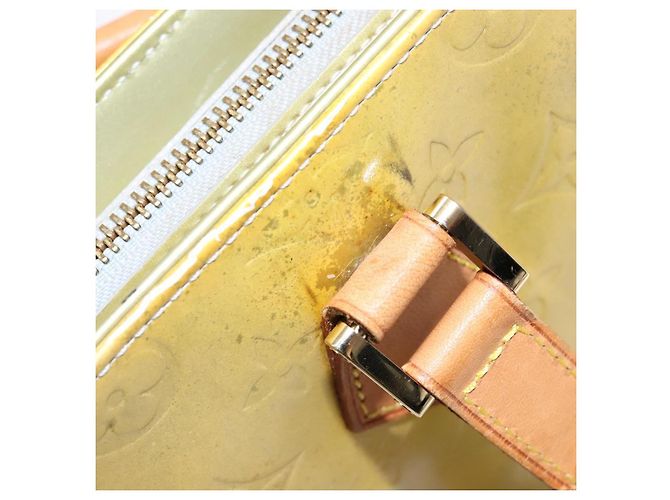 LOUIS VUITTON Borsa a Mano Houston Monogram Vernis Grigio M91053 LV Auth BA4451 - vista 8