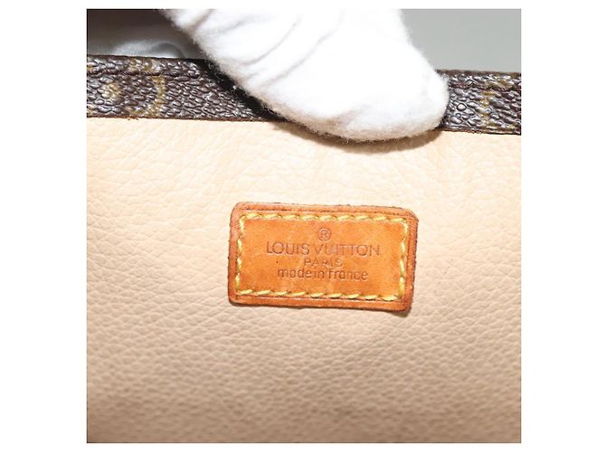 LOUIS VUITTON Borsa Sac Plat Monogram M51140 LV Auth 136062 Monogramma - vista 10