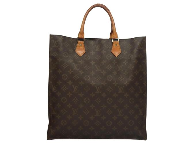 LOUIS VUITTON Borsa Sac Plat Monogram M51140 LV Auth 136062 Monogramma - vista 2