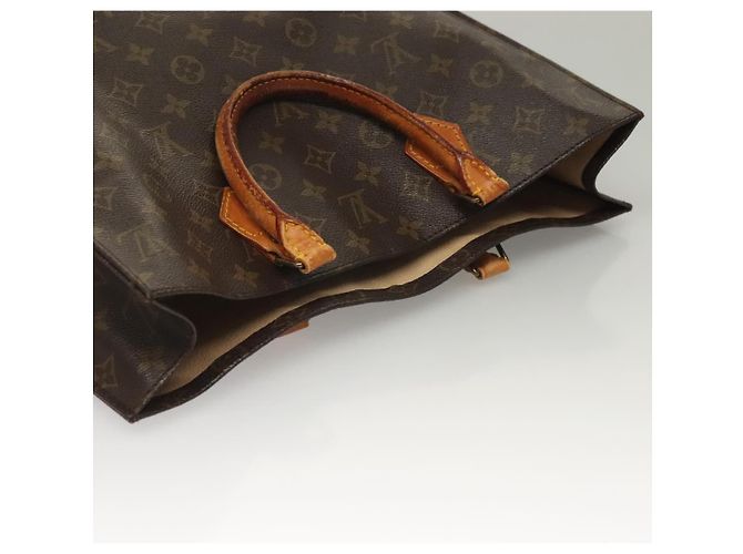 LOUIS VUITTON Borsa Sac Plat Monogram M51140 LV Auth 136062 Monogramma - vista 6