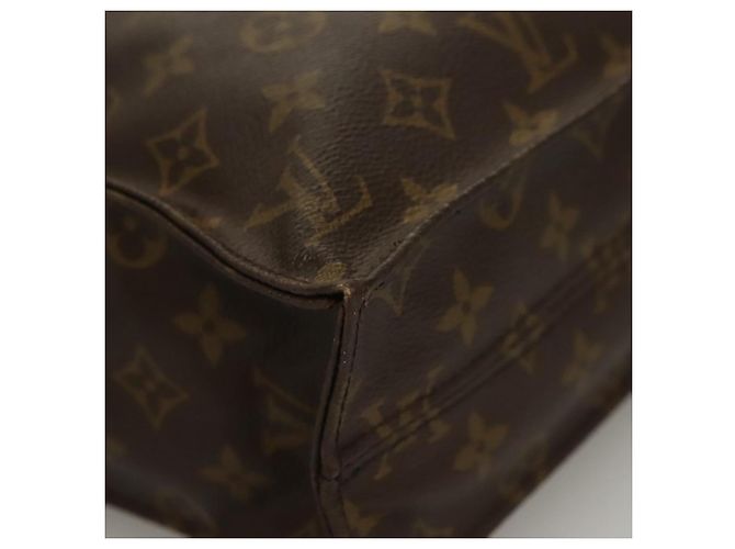 LOUIS VUITTON Borsa Sac Plat Monogram M51140 LV Auth 136062 Monogramma - vista 9
