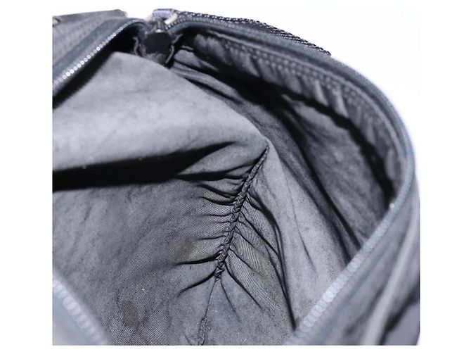 Borsa a Spalla PRADA in Nylon Nero Argento Autentica ar13740 - vista 19