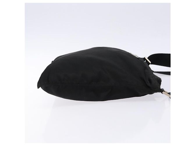 Borsa a Spalla PRADA in Nylon Nero Argento Autentica ar13740 - vista 3