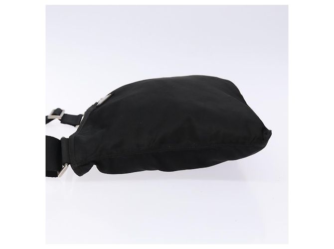 Borsa a Spalla PRADA in Nylon Nero Argento Autentica ar13740 - vista 4