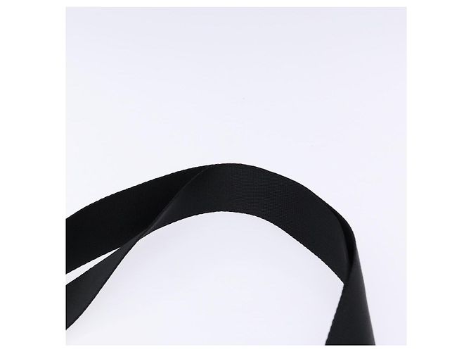 Borsa a Spalla PRADA in Nylon Nero Argento Autentica ar13740 - vista 8