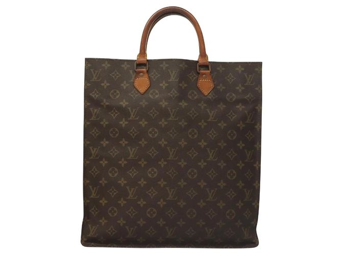 LOUIS VUITTON Borsa Sac Plat Monogram M51140 Auth LV 136093 Monogramma - vista 13