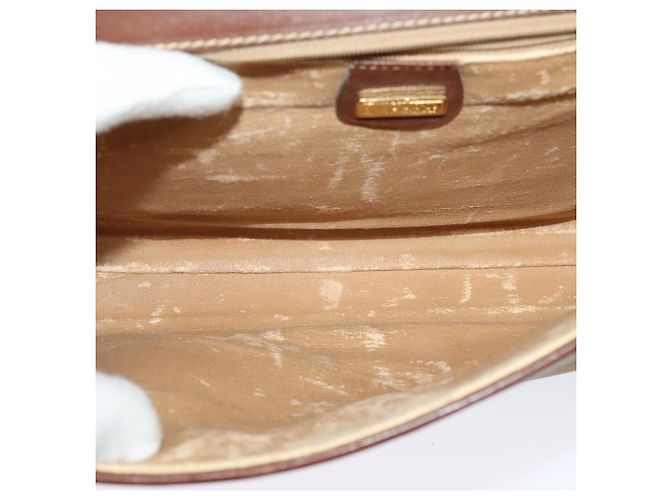 Borsa a Spalla GG Canvas Gucci Marrone Oro 004 49 0195 Auth 133417 D'oro - vista 17