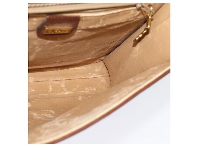 Borsa a Spalla GG Canvas Gucci Marrone Oro 004 49 0195 Auth 133417 D'oro - vista 18