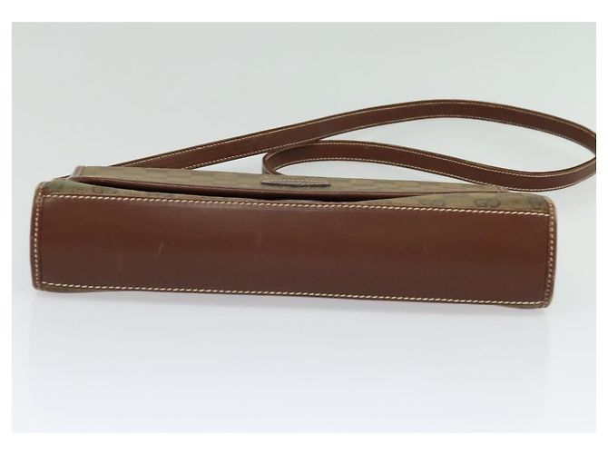 Borsa a Spalla GG Canvas Gucci Marrone Oro 004 49 0195 Auth 133417 D'oro - vista 9