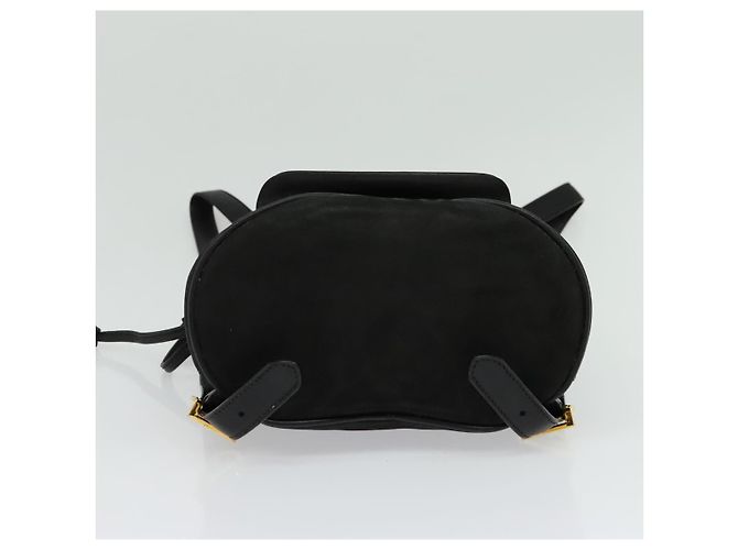 Zaino Vala Vala in suede nero e oro Auth 133755 di Salvatore Ferragamo D'oro - vista 5
