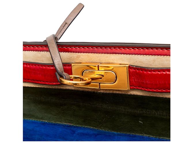 Clutch Colorblock Tory Burch Multicolore - vista 10