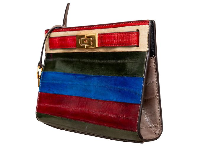 Clutch Colorblock Tory Burch Multicolore - vista 2