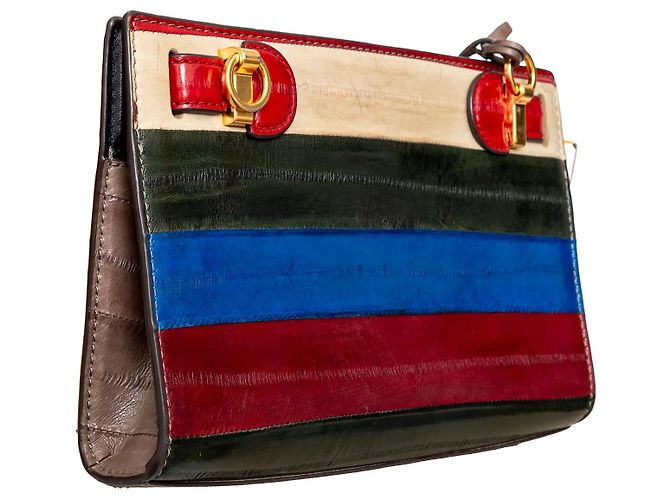 Clutch Colorblock Tory Burch Multicolore - vista 3