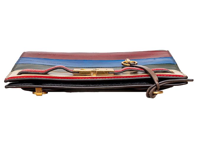 Clutch Colorblock Tory Burch Multicolore - vista 7
