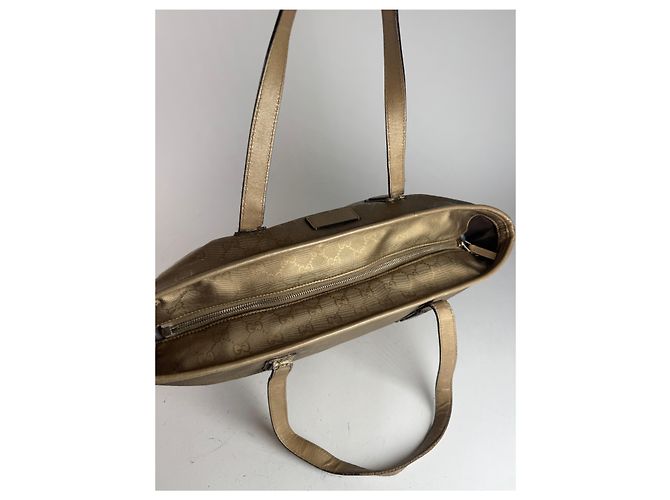 Vintage Gucci Monogramm Tasche Gold Golden - Ansicht 10