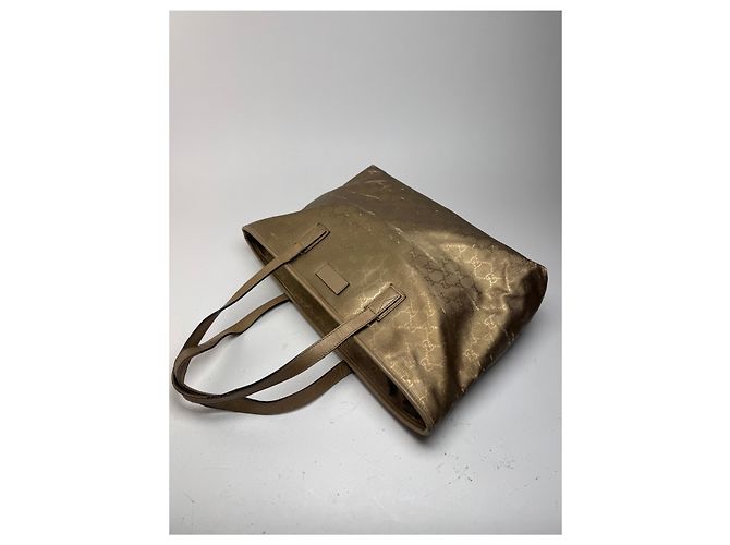 Vintage Gucci Monogramm Tasche Gold Golden - Ansicht 12