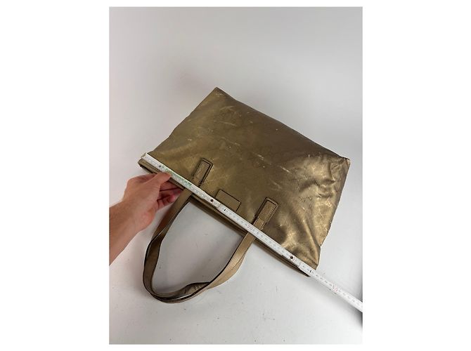 Vintage Gucci Monogramm Tasche Gold Golden - Ansicht 13