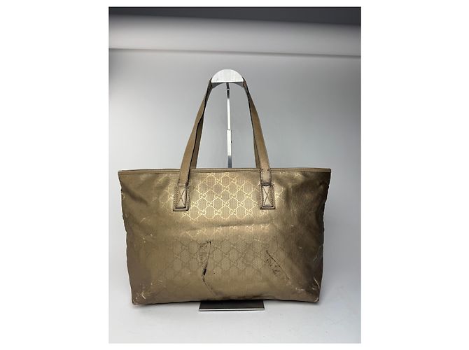 Vintage Gucci Monogramm Tasche Gold Golden - Ansicht 2