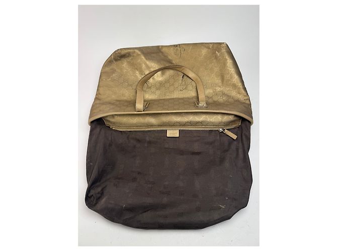 Vintage Gucci Monogramm Tasche Gold Golden - Ansicht 3