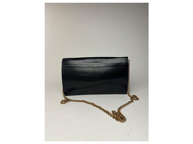 Vintage Givenchy 4G Tasche aus Lackleder schwarz - Ansicht 15