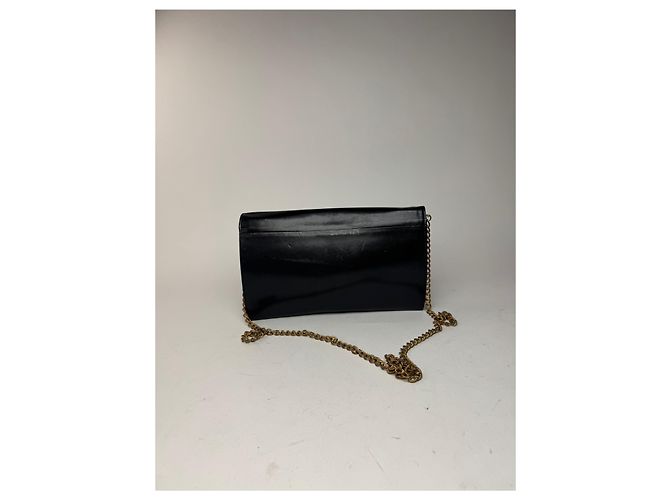 Vintage Givenchy 4G Tasche aus Lackleder schwarz - Ansicht 2