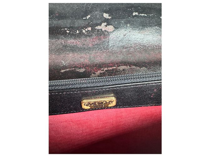 Vintage Givenchy 4G Tasche aus Lackleder schwarz - Ansicht 4