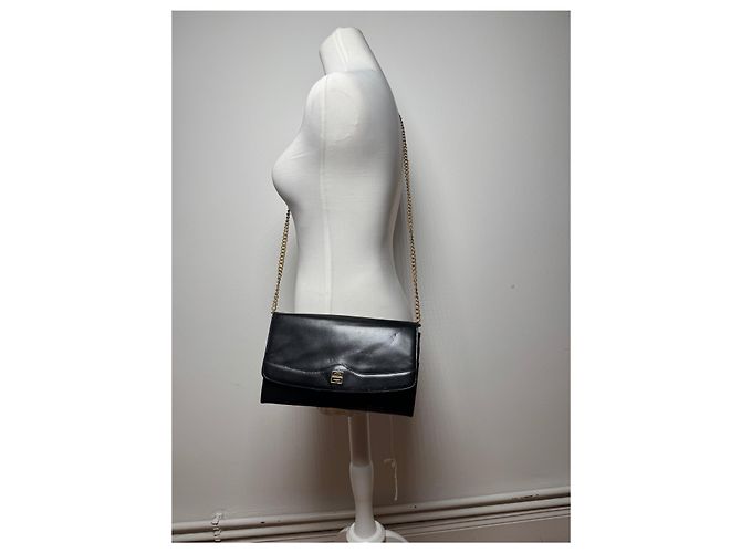 Vintage Givenchy 4G Tasche aus Lackleder schwarz - Ansicht 6