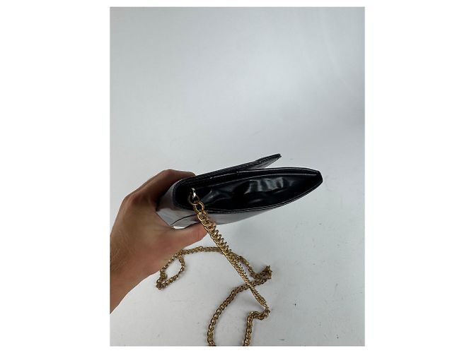 Vintage Givenchy 4G Tasche aus Lackleder schwarz - Ansicht 8