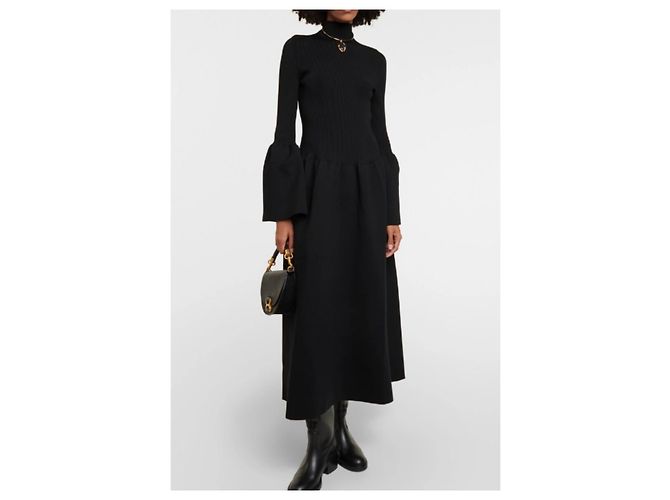 Abito da sera Chloé, modello Maniche Nere FW 2023 Nero - vista 4