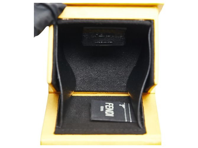 Portachiavi Mini Box Charm Fendi Giallo - vista 3