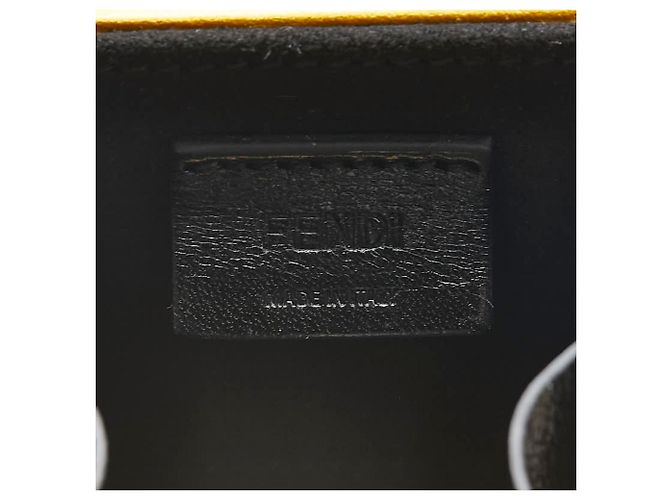 Portachiavi Mini Box Charm Fendi Giallo - vista 4